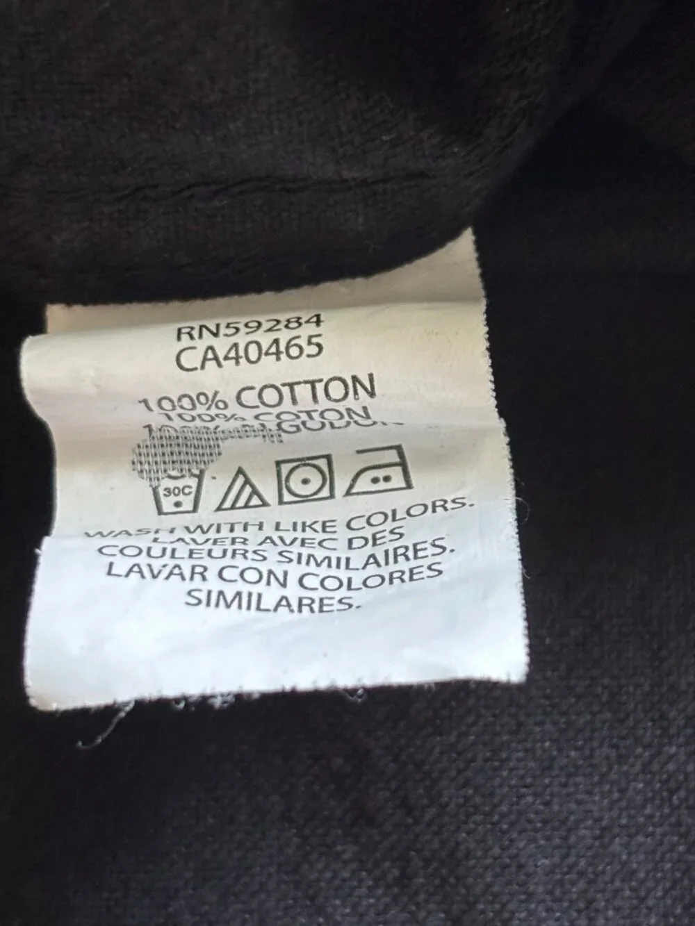 Children's Place Boys Black Long Sleeve Oxford Button-Down Shirt | Sz L (10/12)